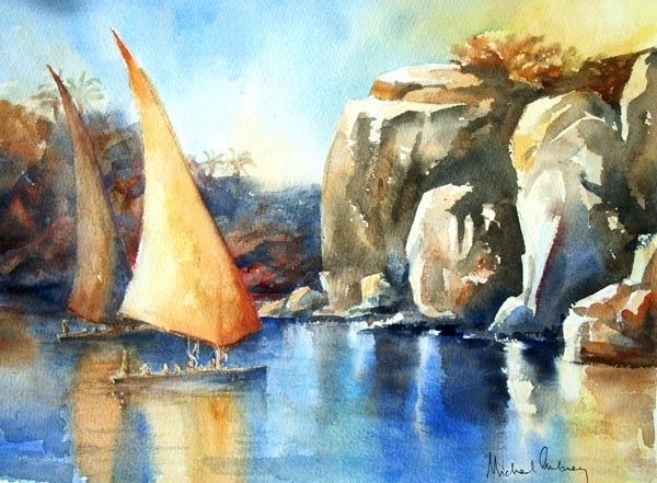 Feluccas near Elephant Island