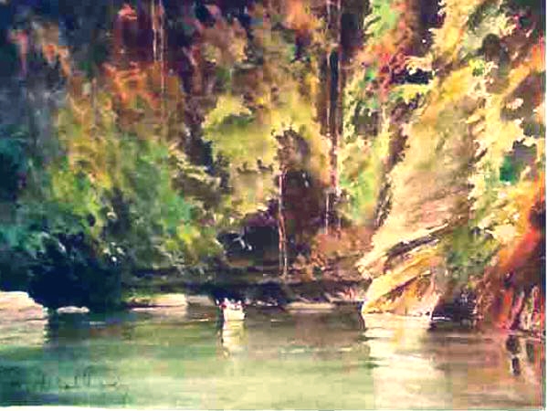 Up the creek in the Dordogne