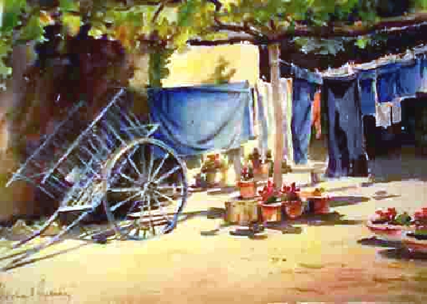 Blue washing in Spain
