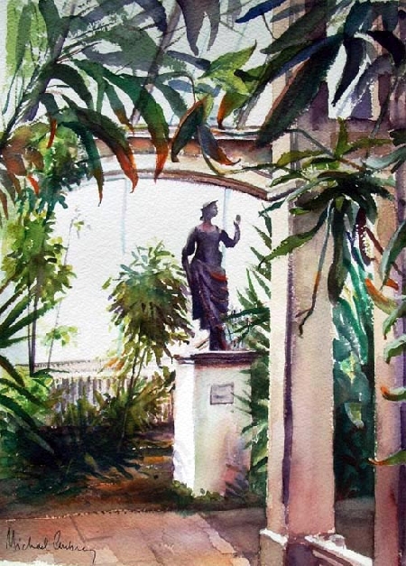 Flora amongst the palms. Kew