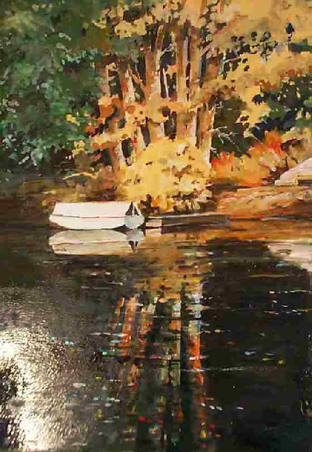 Boat on Stargroves Lake