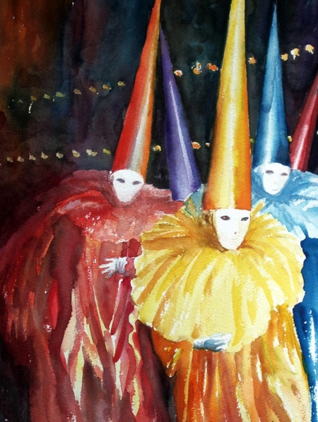 Pointed hats at the Carnival