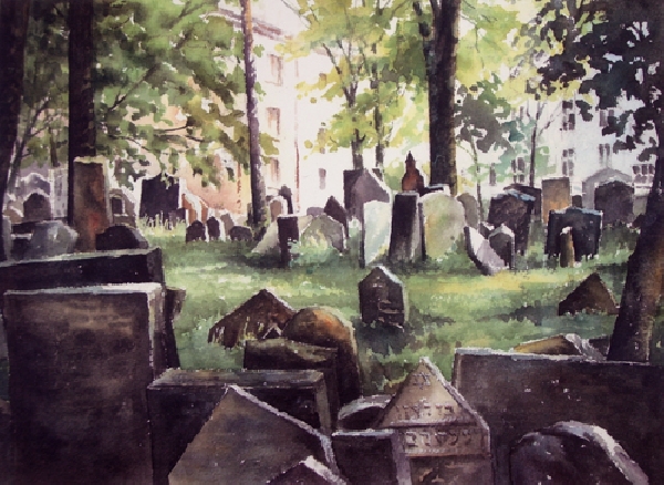 Jewish cemetery in Prague