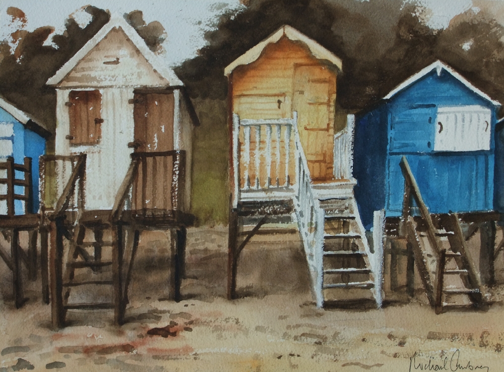 Beach huts at Holme