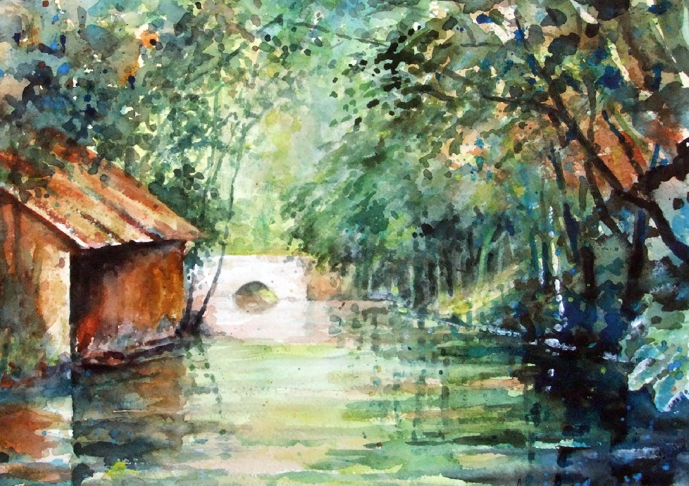 Backwater on the Gironde