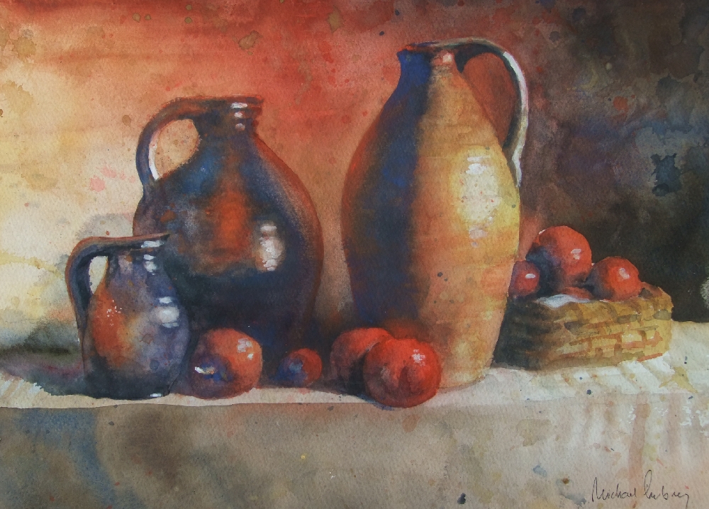 Still life with jugs