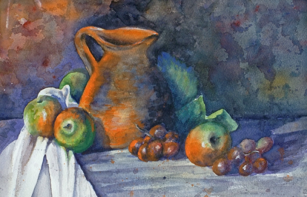 Apples and jug