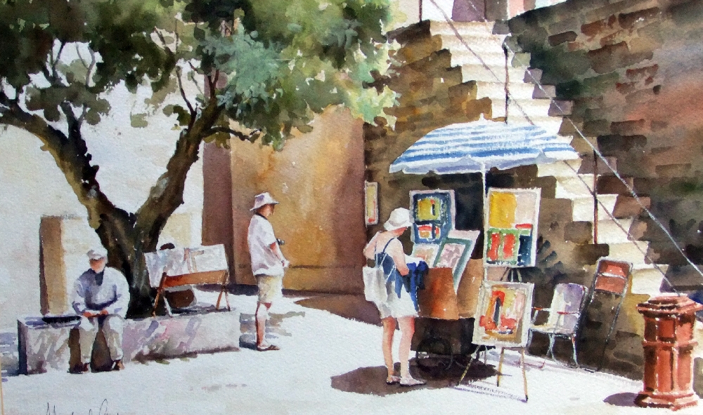Choosing a painting, Collioure