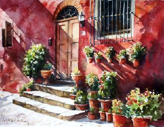 Doorway in Tuscany